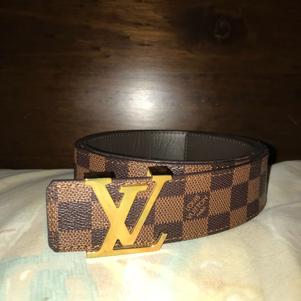 Louis Vuitton Damier Ebene Belt Size 40